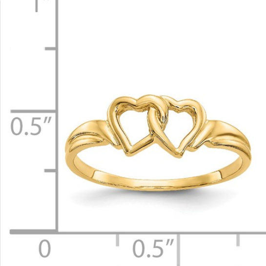 14K Heart Ring | R59