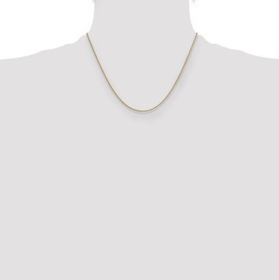 10kt Yellow Gold 1.1mm Box Chain Necklaces| 5405-18