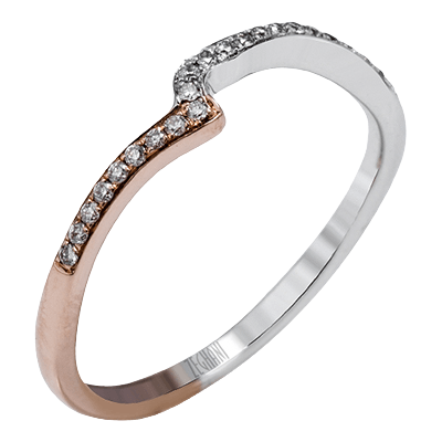 Zeghani | Two-Tone Gold Ring with Matching Band