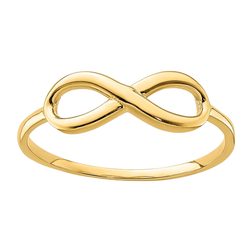 10kt Yellow Gold Infinity Ring | 10C1414