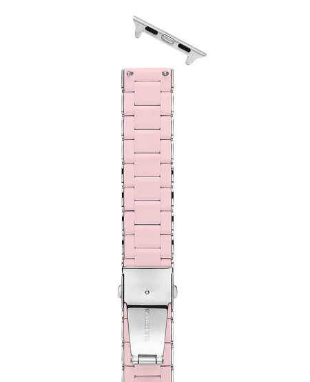 MICHELE Apple Band Pink & Silver | MS20AS0006
