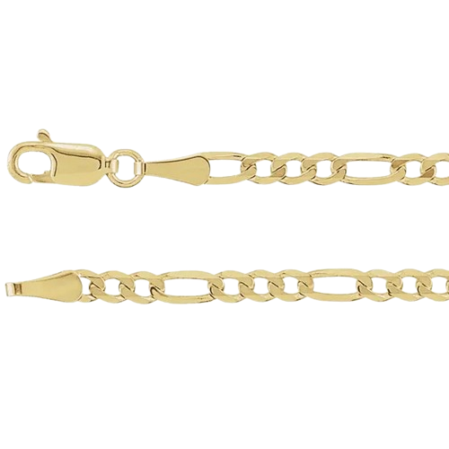 14K Yellow Figaro 20