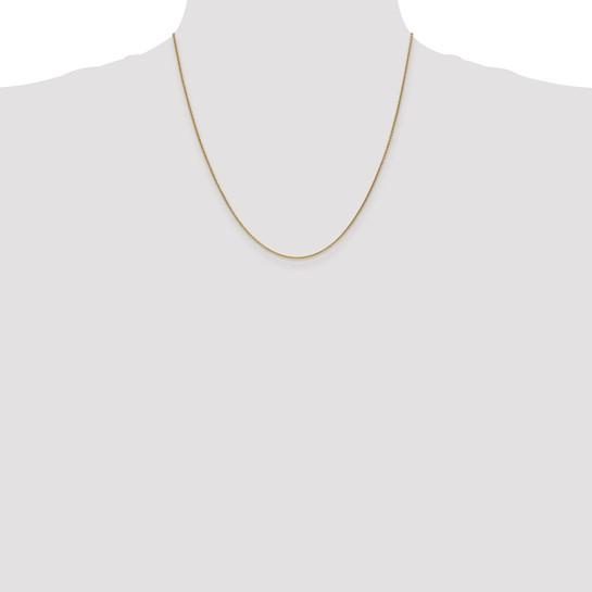 14k 1mm Grande Round Open Link Cable Chain| PEN53-18