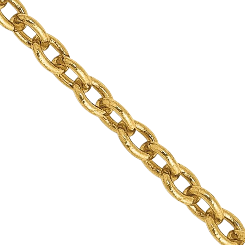 14K 1.8mm Forzantine Cable Chain|PEN138-18
