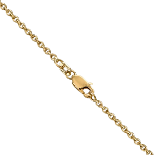 14K 1.8mm Forzantine Cable Chain|PEN138-18
