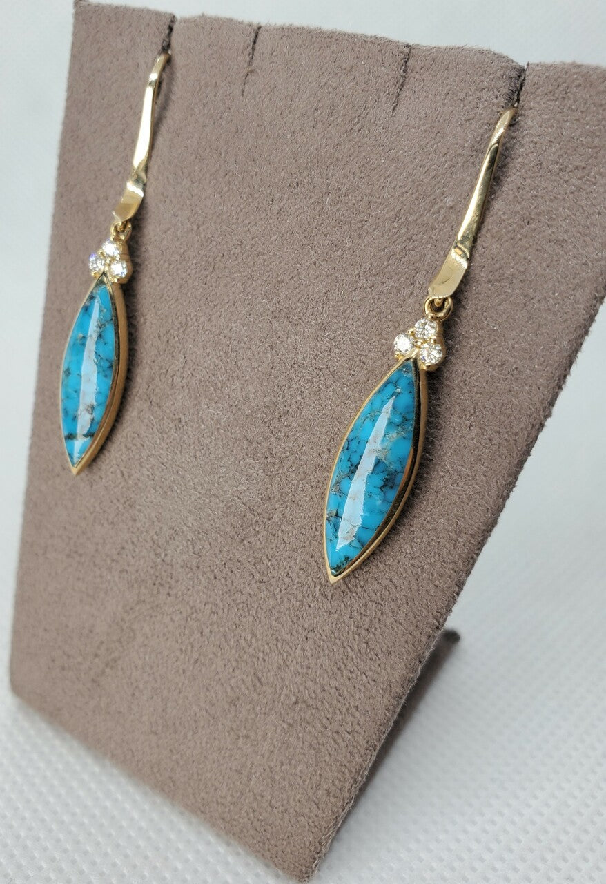 Kabana Kingman Turquoise Dangle Earrings