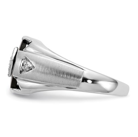 Sterling Silver Onyx Ring