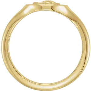 14K Yellow Cherub Angel Ring|  R43122