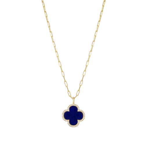 Bliss Lapis Lazuli Clove Necklace |S0Q09A8746
