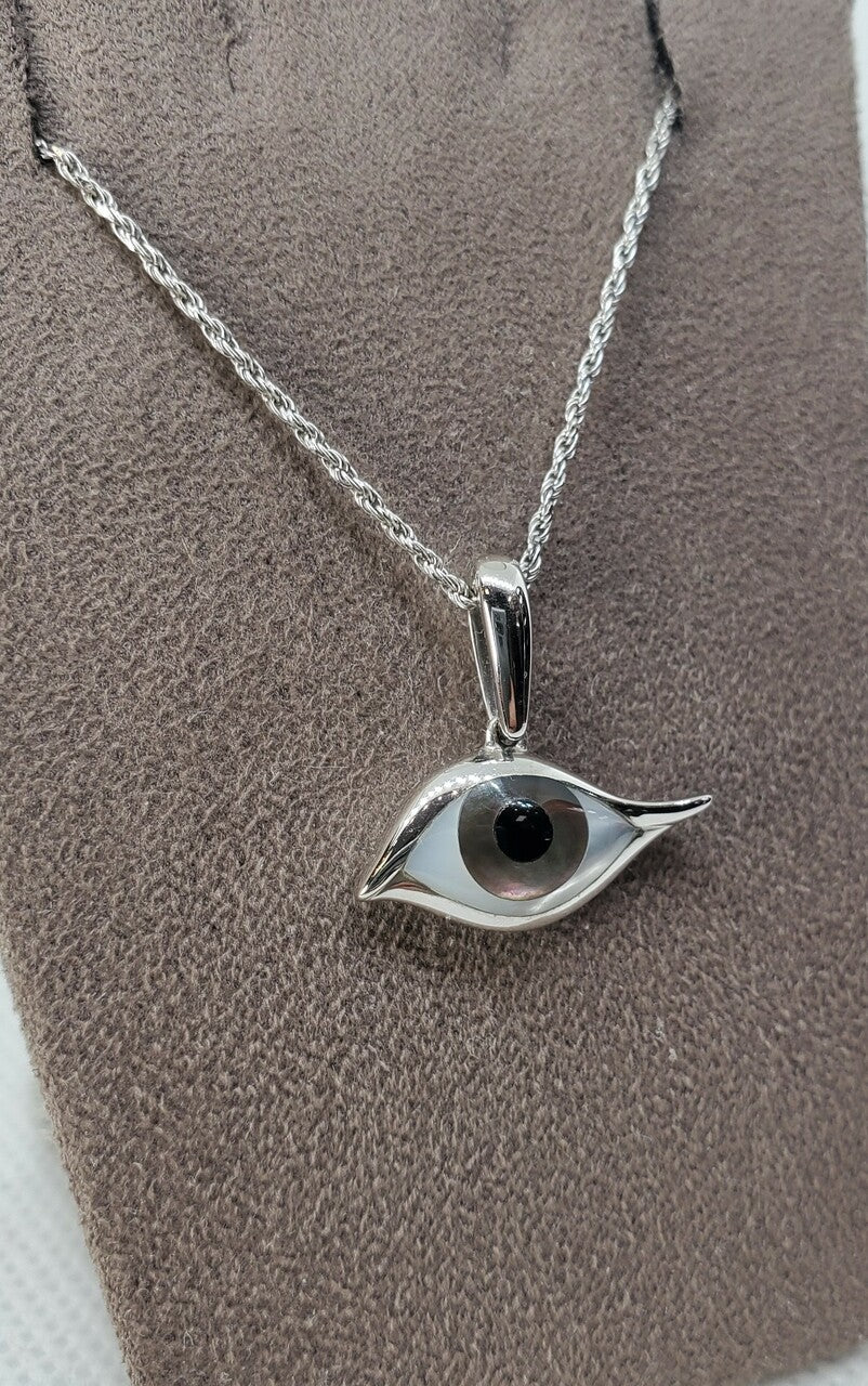Kabana Evil Eye Pendant with Bronze Mother of pearl | 804-00021