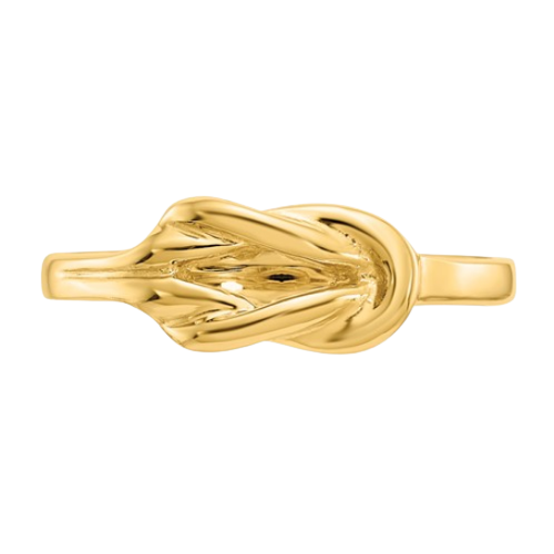 14K Freeform Knot Ring