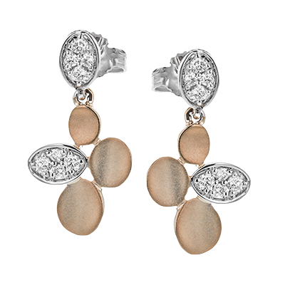 14kt Petal Earrings | ZE711