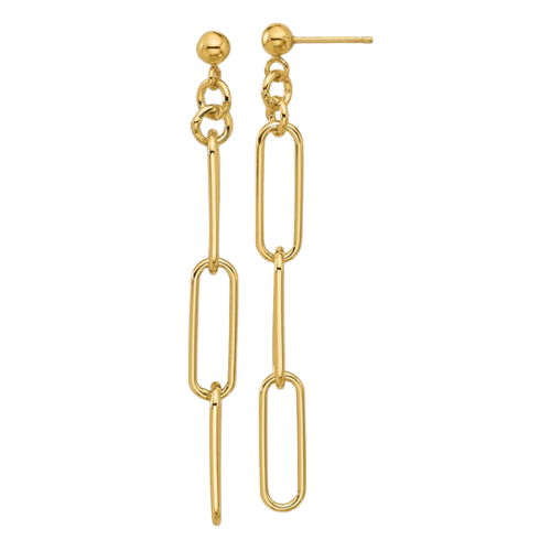 Post earrings hot sale with dangles