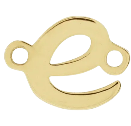 14kt Script Initial Link |2002757