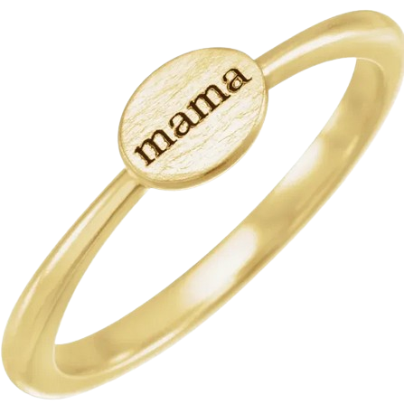14K Yellow Mama Ring | 52317