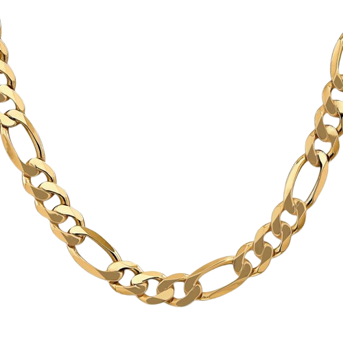 10K 22"  Flat Figaro Chain| 10FG220-22