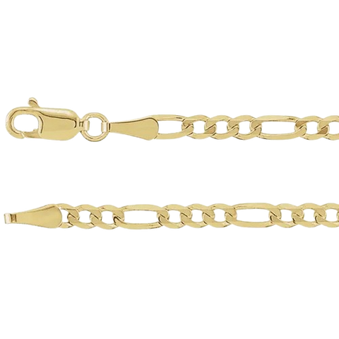14K Yellow Figaro 20
