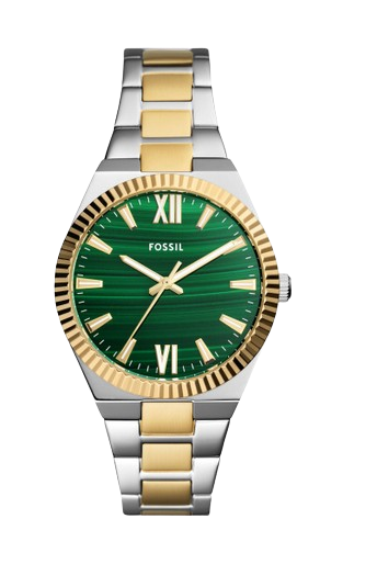 Fossil watch green face new arrivals