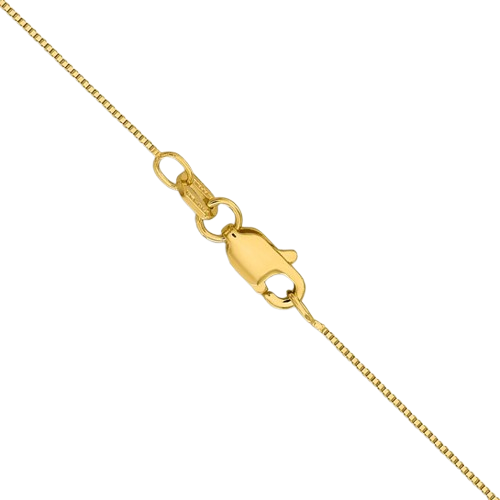14k .55mm Grande Box Chain with Lobster Clasp| PEN1L-18