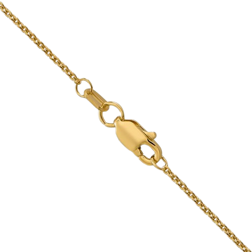 14k 1mm Grande Round Open Link Cable Chain| PEN53-18