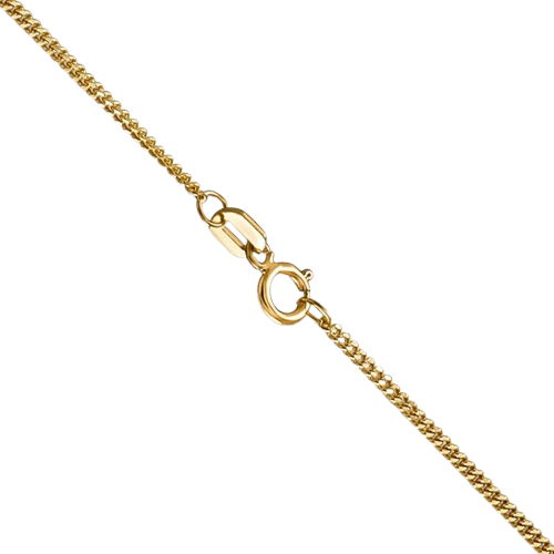 14k 1.3mm 22" Curb Pendant Chain