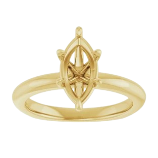 Marquise Solitaire European Engagement Ring Mounting|  127159