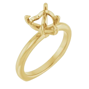 Heart Solitaire European Engagement Ring Mounting|  127159