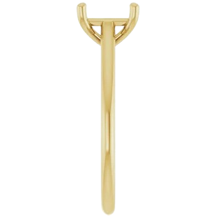 Infinite Square Solitaire Engagement Ring Mounting| 123059