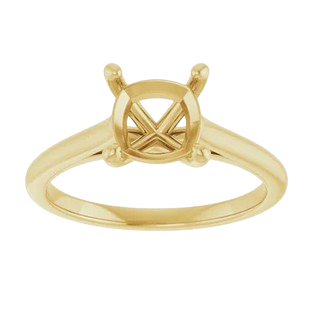 Infinite Cushion Solitaire Engagement Ring Mounting| 123059