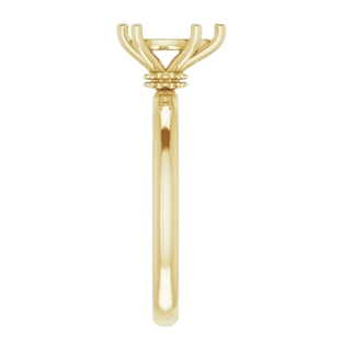Diamond Scarf Solitaire Pear Engagement Ring Mounting| 126559