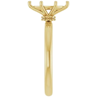 Diamond Scarf Solitaire Marquise Engagement Ring Mounting| 126559