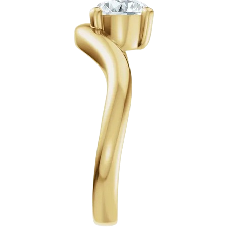 Round Freeform Engagement Ring Mounting |689434