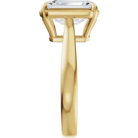 Emerald Compass Set Engagement Ring Mounting |689419
