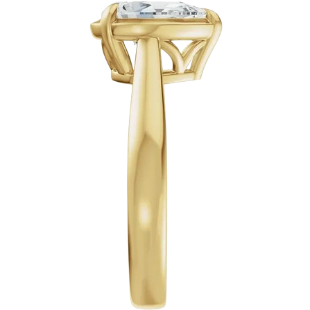 Pear Compass Set Engagement Ring Mounting |689419