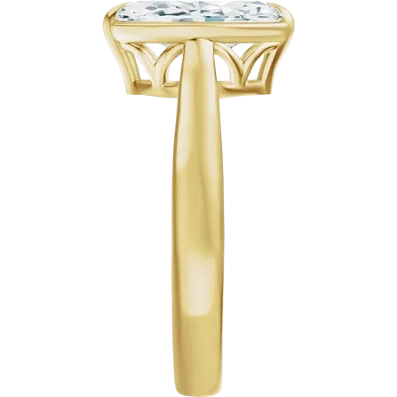 Marquise Compass Set Engagement Ring Mounting |689419