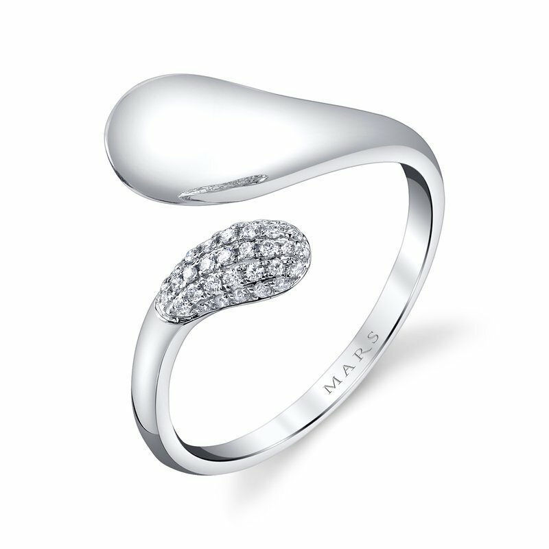 14kt White Gold Fashion Ring