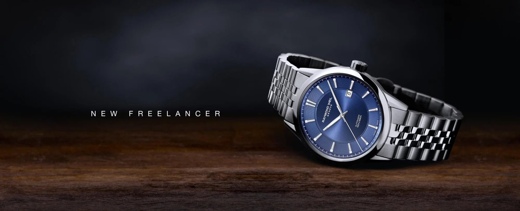 Freelancer Men's Classic Blue Automatic Date Watch