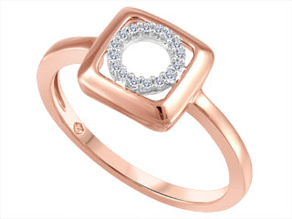 10kt Two-Toned Ring with Diamonds | JVJ3318