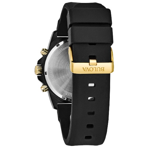 Bulova Black and Gold Marine Star |  98B278