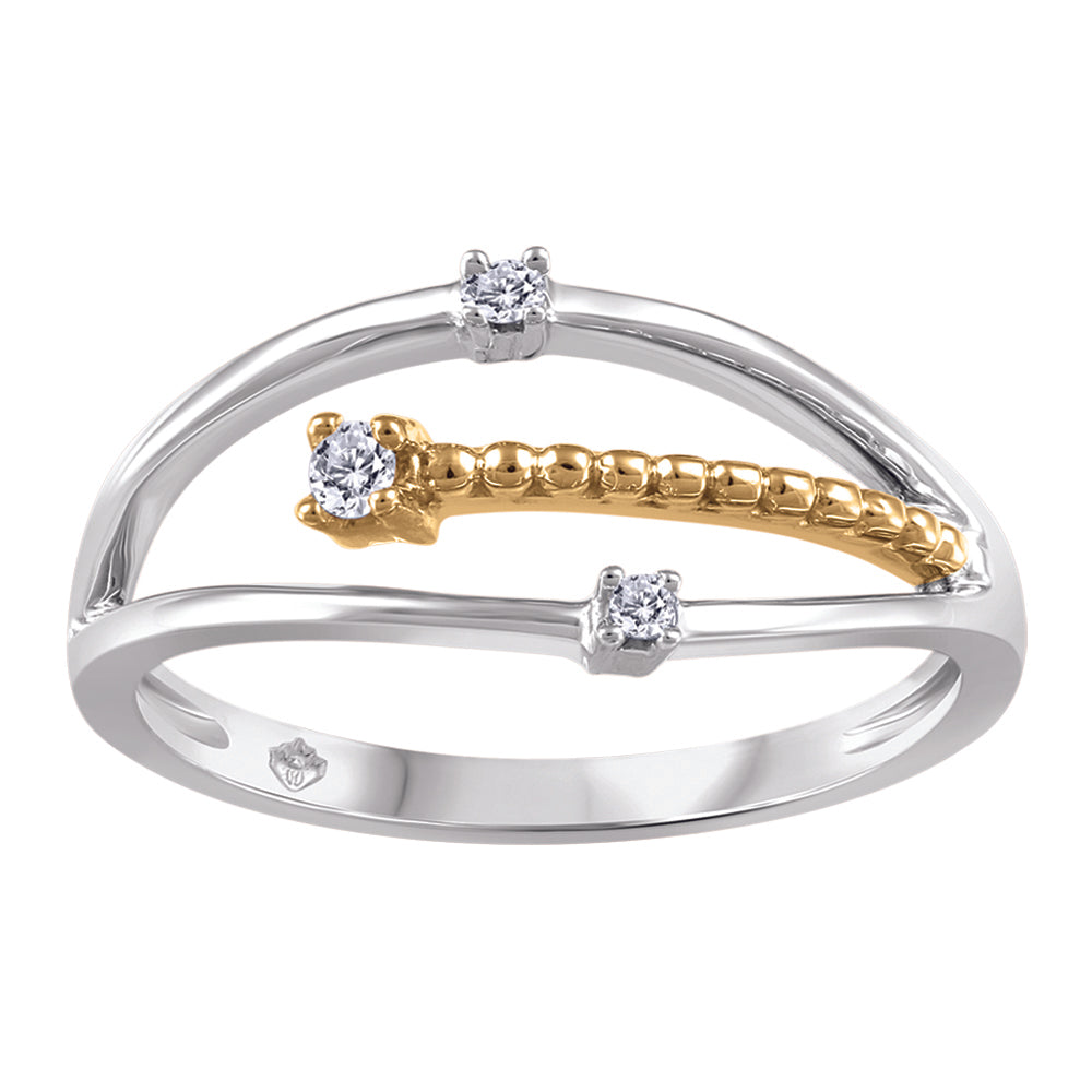 10kt Two-Tone Diamond Ring | FIJ3464/02