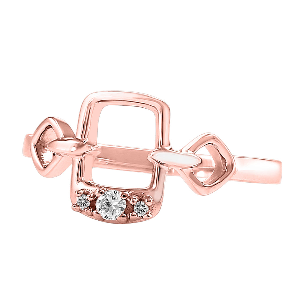 10kt Rose Gold Ring with Diamonds | ICJ2871/02