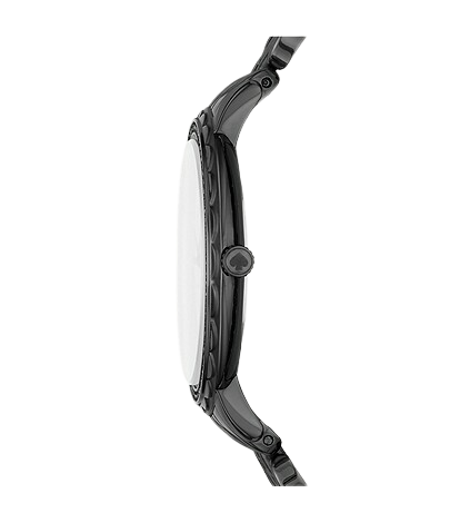 Fossil black 2025 stainless steel band