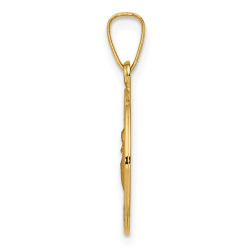 14k Saint Anthony Medal Charm | M1492
