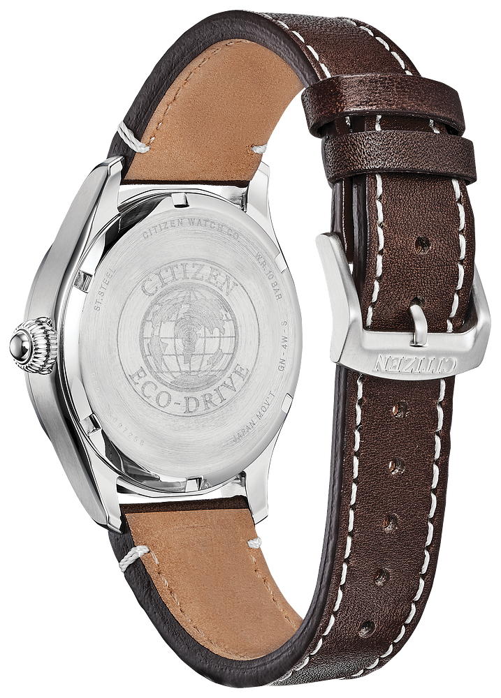 Citizen eco drive leather hotsell