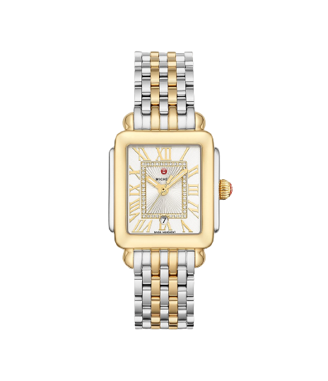 Madison Mid Two-Tone 18K Gold Diamond Dial Watch | MWW06T000147