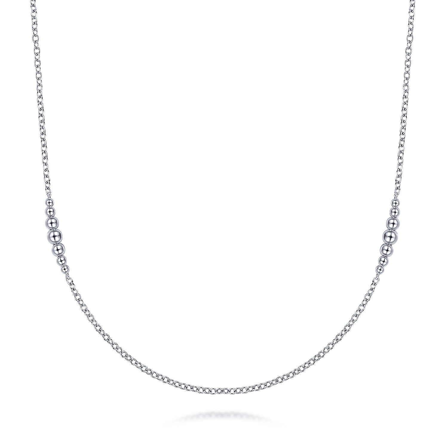 Gabriel & Co 32 inch 925 Sterling Silver DBY Necklace | NK6547SVJJJ