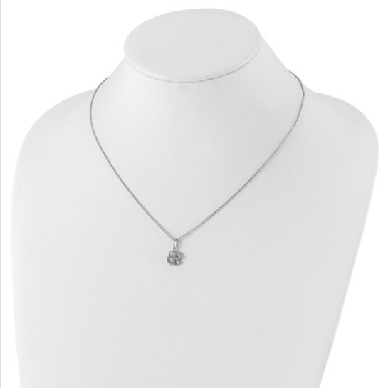 Silver Clover Necklace | QW448-18
