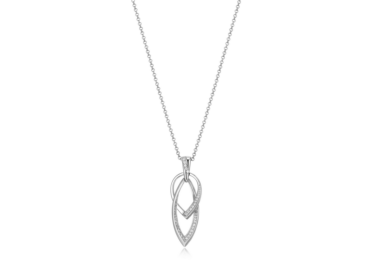 Elle Elegant Drop Necklace | R0LBRK004L