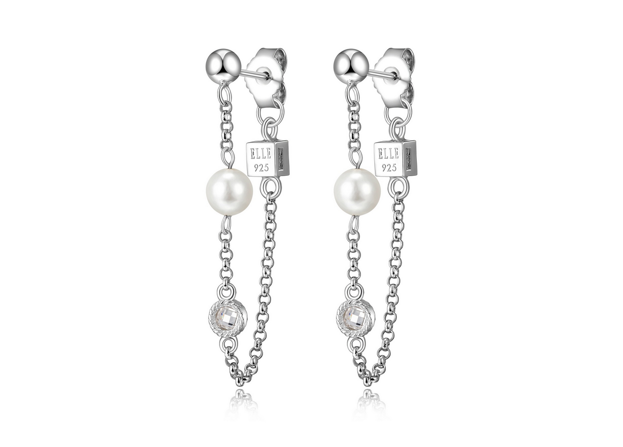 Dangle Connecting pearl studs | R2LCJA45ZZ