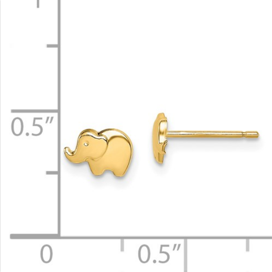 14k Elephant Post Earrings| SE2897